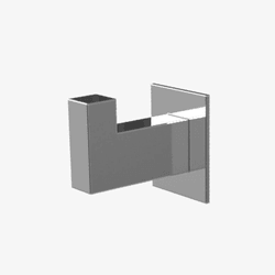 GANCHO SIMPLES MANNA 25X15MM POL. - Fechacom