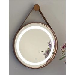 ESPELHO 60CM COBRE COM LED TOUCH - Fechacom