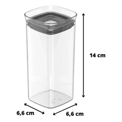 ORGANIZADOR HERMETICO BLOCK 0,34L - NATURAL - Fechacom