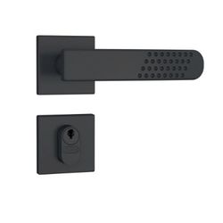 FECHADURA EXTERNA 803/21 ROS QUAD PRETO FOSCO - Fechacom