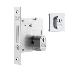 FECHADURA P/PORTA DE BATER ROS QD CR STAM 1007 - Fechacom