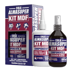 COLA INSTANTANEA 100G KIT MDF - Fechacom