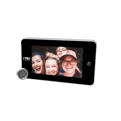 OLHO MAGICO DIGITAL IVIEWER 03 ECO NEGRO - Fechacom