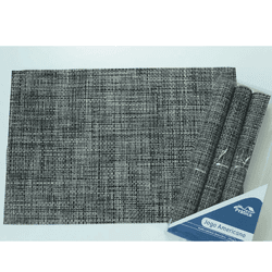 JOGO AMERICANO CINZA 0019F, 30x45cm C/4 PÇS - Fechacom