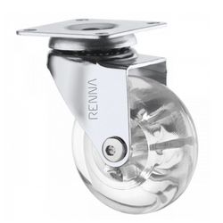 RODIZIO 75MM S/FREIO TRANSP 50KG - Fechacom