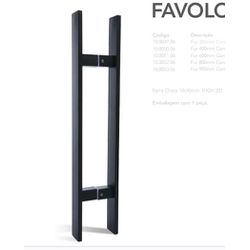PUX DUP 600X400MM FAVOLOSO NERO INOX PT FOSCO - Fechacom