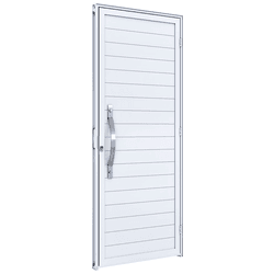 PORTA ALUMÍNIO BR 215x089 GIRO DIREITO SEM FRISO - Fechacom