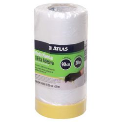 FITA MASC C/FITA CREPE 90MMX20MT - Fechacom