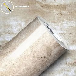 LAMINADO VINIL 1,22 X 0,14MM GOLD PEDRAS MARMORE T... - Fechacom