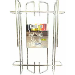 PORTA TACAS DUPLO CROMADO 83.020 - Fechacom