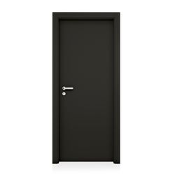 KIT PORTA LACCA NERO 210X80X3,5CM BATENTE 7 A 16CM... - Fechacom