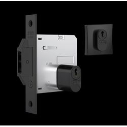 FECHADURA 1006 PORT BAT/COR ROS QUAD PT FOSCO - Fechacom
