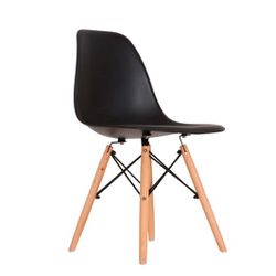 CADEIRA EAMES PP PRETO DSW-M CX4 - Fechacom