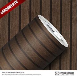 LAMINADO CONTINUO VINIL 1,22X0,14MM GOLD MADEIRA R... - Fechacom