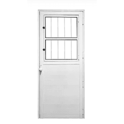 PORTA ALUMINIO ESA BRANCO MAXX SOCIAL LAMBRIL FECH... - FEDERZONI CASA & CONSTRUÇÃO