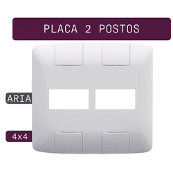 PLACA ESP TRAM ARIA 4X4 P/2 57203/023 - FEDERZONI CASA & CONSTRUÇÃO