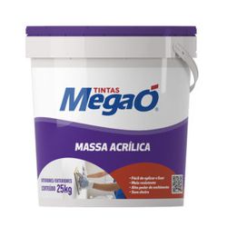 MASSA ACRIL MEGAO 25KG - FEDERZONI CASA & CONSTRUÇÃO