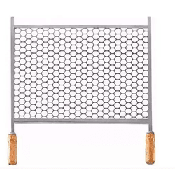 GRELHA P/ CHURRASCO INOX 60 X 50 - FEDERZONI CASA & CONSTRUÇÃO
