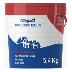 MASSA ACRIL MEGAO 5,4 KG - FEDERZONI CASA & CONSTRUÇÃO