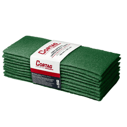 FIBRA SINTETICA VERDE LIMPEZA PESADA CORTAG - FEDERZONI CASA & CONSTRUÇÃO