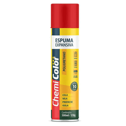 ESPUMA EXPANSIVA POLIUR CHEMICOLOR 500ML - FEDERZONI CASA & CONSTRUÇÃO