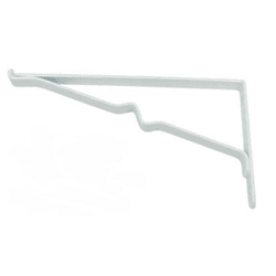 SUPORTE P/ PRAT VIDRO 15 CM BRANCO 3255 - FEDERZONI CASA & CONSTRUÇÃO