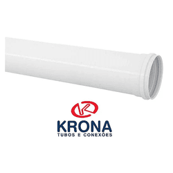 TUBO ESG KRONA 150MM 6MT - FEDERZONI CASA & CONSTRUÇÃO