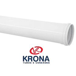 TUBO ESG KRONA 75MM 6MT - FEDERZONI CASA & CONSTRUÇÃO