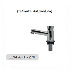 TORNEIRA AQUILIS 1194 AUTOMATICA LAVATORIO LUXO - FEDERZONI CASA & CONSTRUÇÃO