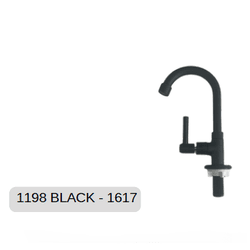 TORNEIRA AQUILIS 1198 C60 PALITO BLACK 1/2 LAVATO... - FEDERZONI CASA & CONSTRUÇÃO