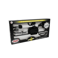 KIT ACESSÓRIOS JAPI SAMBA 5 PEÇAS PRETO - FEDERZONI CASA & CONSTRUÇÃO