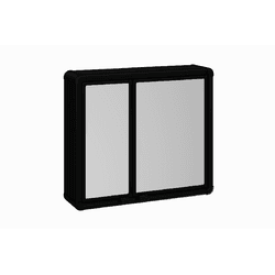 ARMARIO ASTRA SOBREPOR PRETO 54X45X11,3 LBP16/SC*... - FEDERZONI CASA & CONSTRUÇÃO
