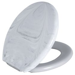 ASSENTO ASTRA ALMOFADADO BRANCO-MARMORIZADO BR-M... - FEDERZONI CASA & CONSTRUÇÃO