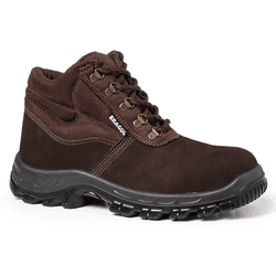 BOTA SEGURANCA BRACOL MARROM BIC PVC 40 - FEDERZONI CASA & CONSTRUÇÃO