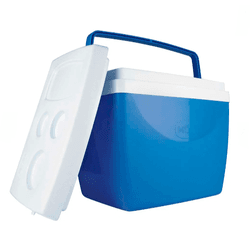CAIXA TERMICA 34L MOR AZUL - FEDERZONI CASA & CONSTRUÇÃO