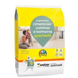 CIMENTO COLA SUPER COZ E BANH 20KG QUARTZ - FEDERZONI CASA & CONSTRUÇÃO