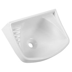 LAVATORIO ASTRA PLASTICO BRANCO 36X26 BR1 LV0 - FEDERZONI CASA & CONSTRUÇÃO