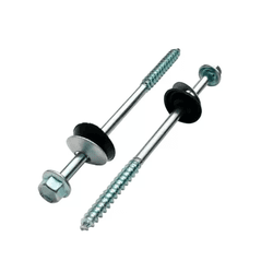PARAFUSO PARA TELHA 10CM COMPLETO TEMFIX 10UN - FEDERZONI CASA & CONSTRUÇÃO