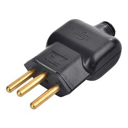 PINO MACHO 2P + T 10A 250V ILUMI PT 14070 - FEDERZONI CASA & CONSTRUÇÃO
