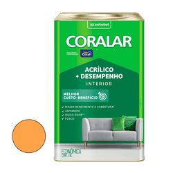 TINTA ACRIL CORAL FOSCO 18,0 LT LAR CITR - FEDERZONI CASA & CONSTRUÇÃO
