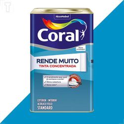 TINTA ACRILICA RENDE MUITO 16LT OCEANO - FEDERZONI CASA & CONSTRUÇÃO