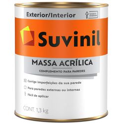 MASSA ACRIL SUVI 0,9 LT - FEDERZONI CASA & CONSTRUÇÃO
