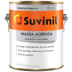 MASSA ACRIL SUVI 3,6 LT - FEDERZONI CASA & CONSTRUÇÃO
