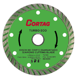 DISCO DIAM CORTAG TURBO ECO 110X20MM - FEDERZONI CASA & CONSTRUÇÃO