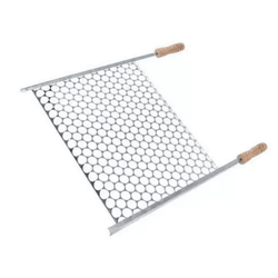 GRELHA P/ CHURRASCO INOX 30 X 50 - FEDERZONI CASA & CONSTRUÇÃO
