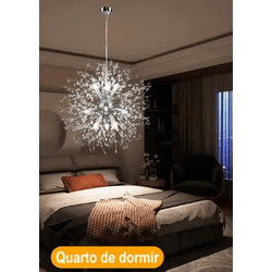 LUSTRE DENTE DE LEAO 45CM TOLEDOS - FEDERZONI CASA & CONSTRUÇÃO