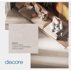 Porcelanato EMBRA DP61112 FUSION SNOW 61,8X61,8 CX... - FEDERZONI CASA & CONSTRUÇÃO