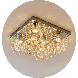 PLAFON CRISTAL ONIX 30X30 K9 TOLEDOS - FEDERZONI CASA & CONSTRUÇÃO