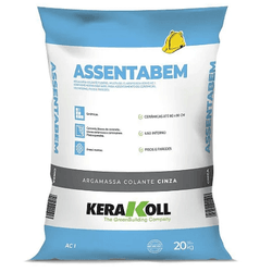CIMENTO COLA KERAKOLL AC1 ASSENTABEM 20KG CINZA - FEDERZONI CASA & CONSTRUÇÃO