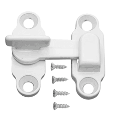 TRANQUETA PORTA SANFONADA PLASTICO BRANCO TEMFIX - FEDERZONI CASA & CONSTRUÇÃO